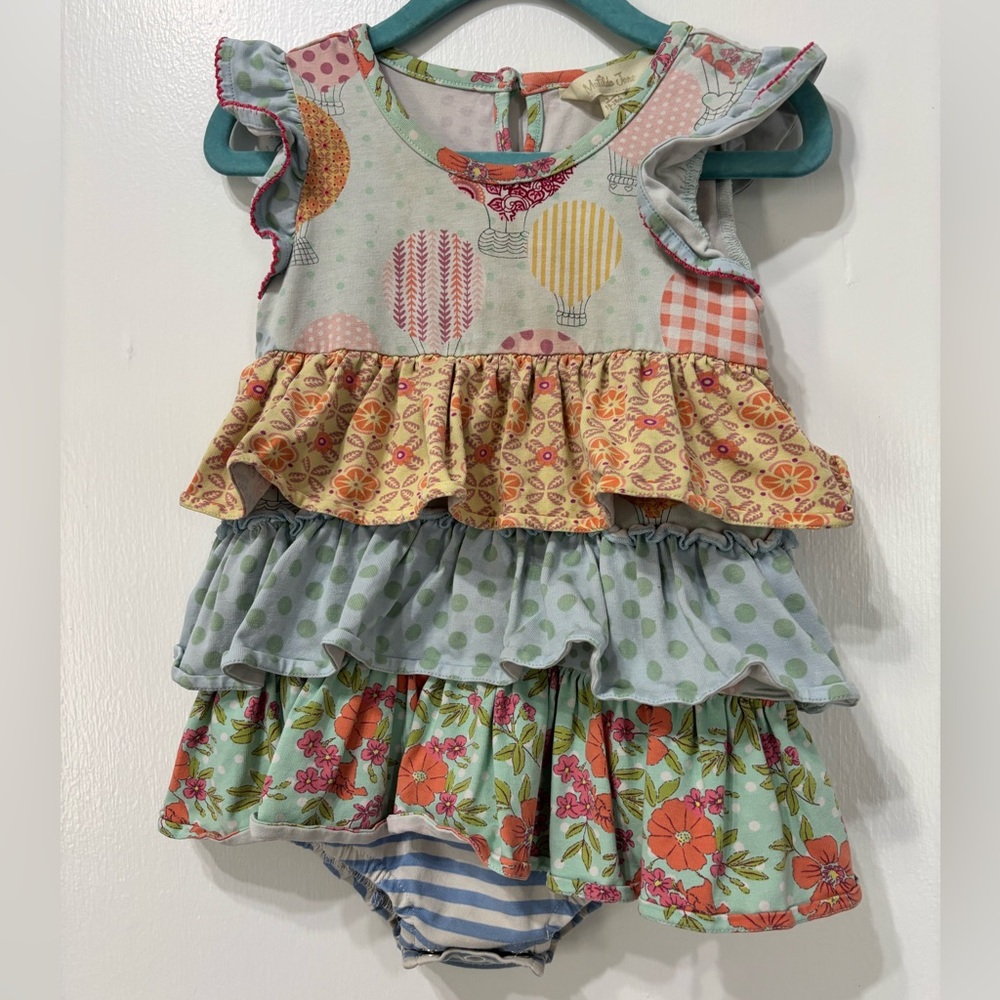 Matilda Jane Multicolor Ruffle Bodysuit
